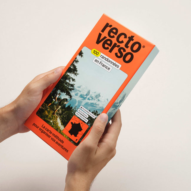 Recto Verso carte-méthode rando France - 1