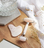 Coffret roll on et Gua Sha quartz rose - 1