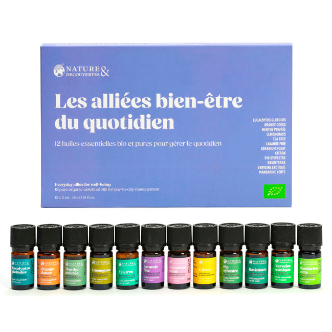 Coffret 12 huiles essentielles bio - 1