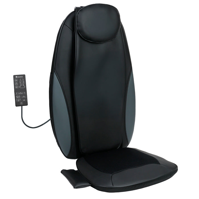 Siège de massage shiatsu chauffant dos complet 4 têtes rotatives détente ciblée - 1