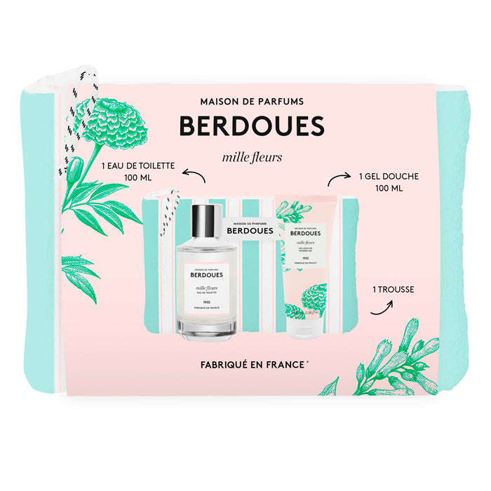 Trousse Mille Fleurs Berdoues eau de toilette gel douche - 1