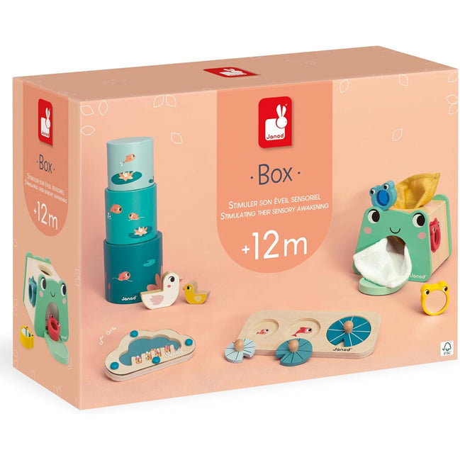 Coffret jeux d'éveil sensoriel Janod - 1