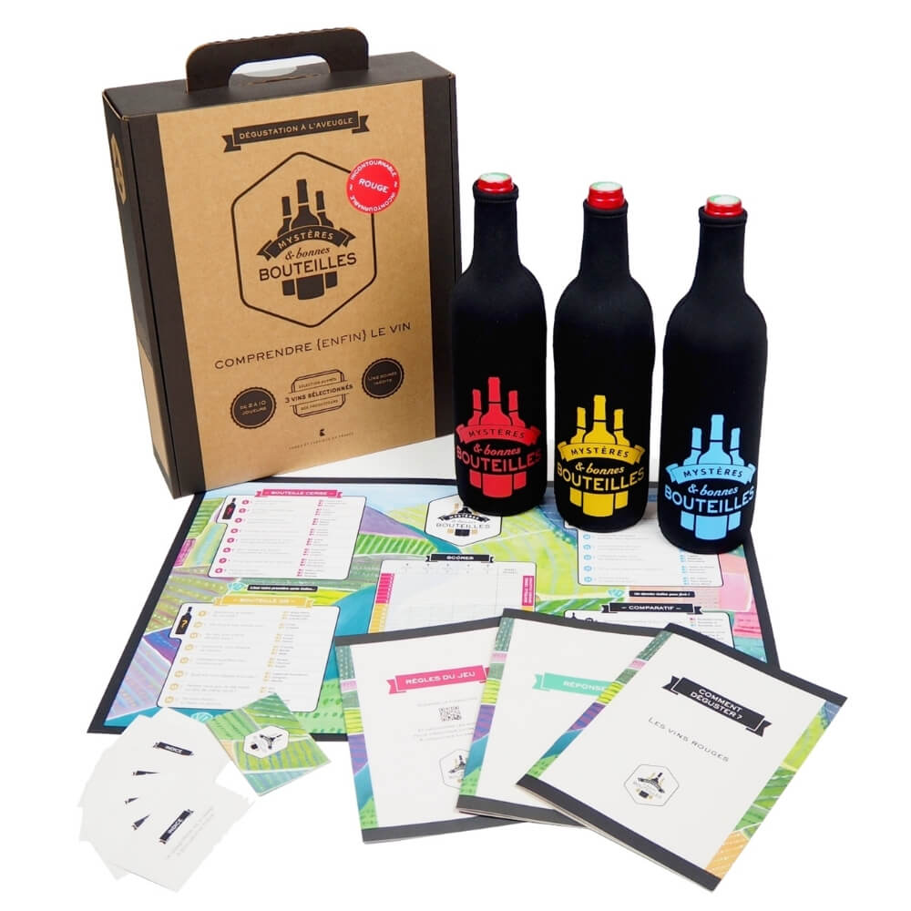 Coffret œnoludique vin rouge - 1