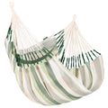 Chaise hamac simple Cumbia Outdoor comfort La Siesta bayadère vert - 1