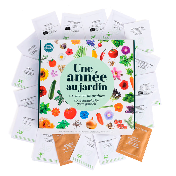 Coffret 40 sachets de graines reproductibles pour les jardiniers - 1