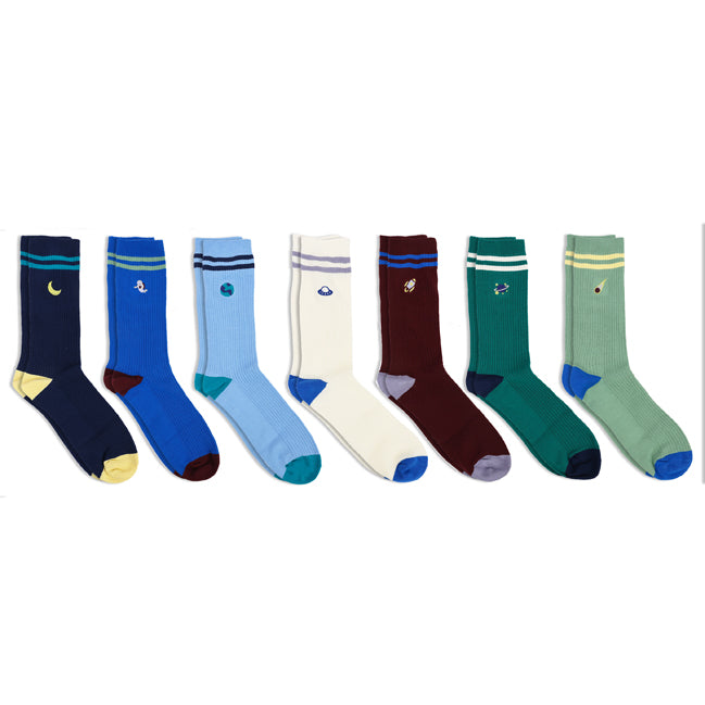 Semainier chaussettes de l'espace 42-45 - 1
