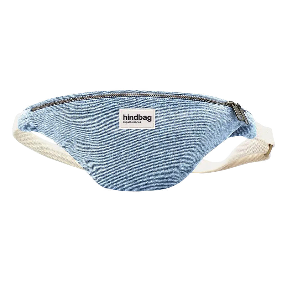 Sac banane coton bio Olivia Hindbag Denim - 1