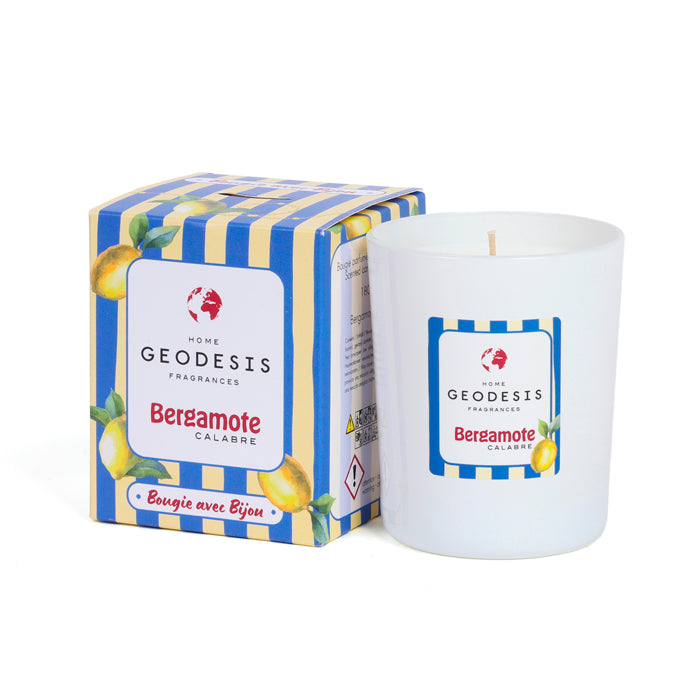 Bougie bijou artisanale senteur bergamote Geodosis 180 g - 1