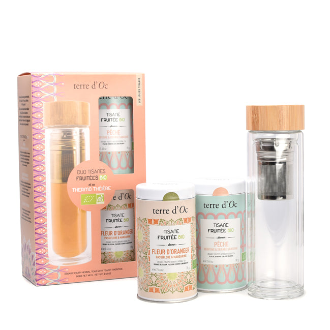 Tisanes fruitées bio et thermo-théière - 1