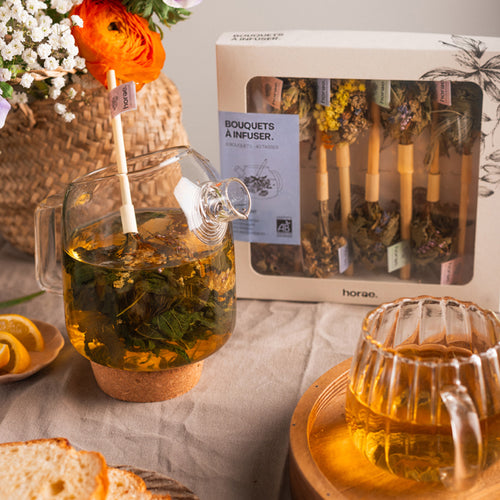 8 bouquets de fleurs séchées à infuser - 1