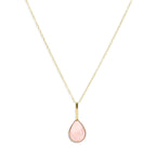 Collier Juin quartz rose - 1