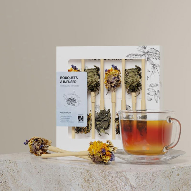 8 bouquets de fleurs séchées à infuser - 2