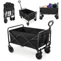 Chariot pliable hypermotion 80l compact tout-terrain jardin, plage, nature - 1