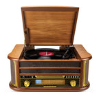 Platine vinyle rétro multifonction deluxe - 1