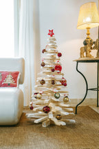 Sapin de noël en bois réutilisable et modulable - 100cm - mon sapin woody - 1
