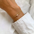 Bracelet sablé Rose - 1