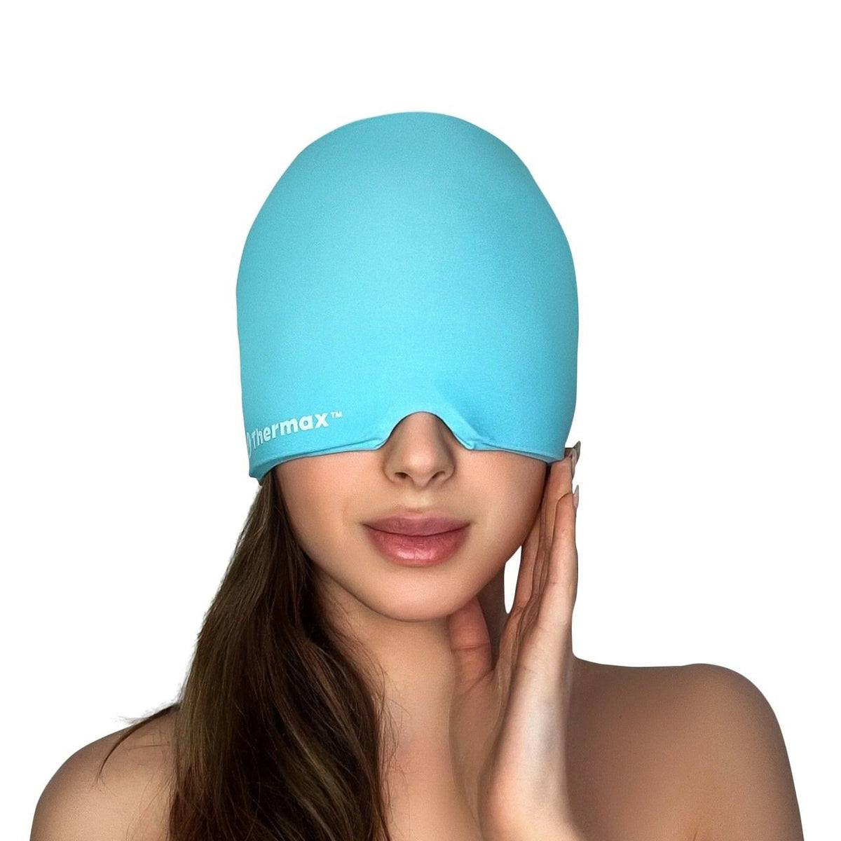 Bonnet  anti-migraine chaud et froid icethermax - soulagement naturel Bleu - 1