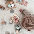 Jeux éveil sensoriel montessori bois - 1