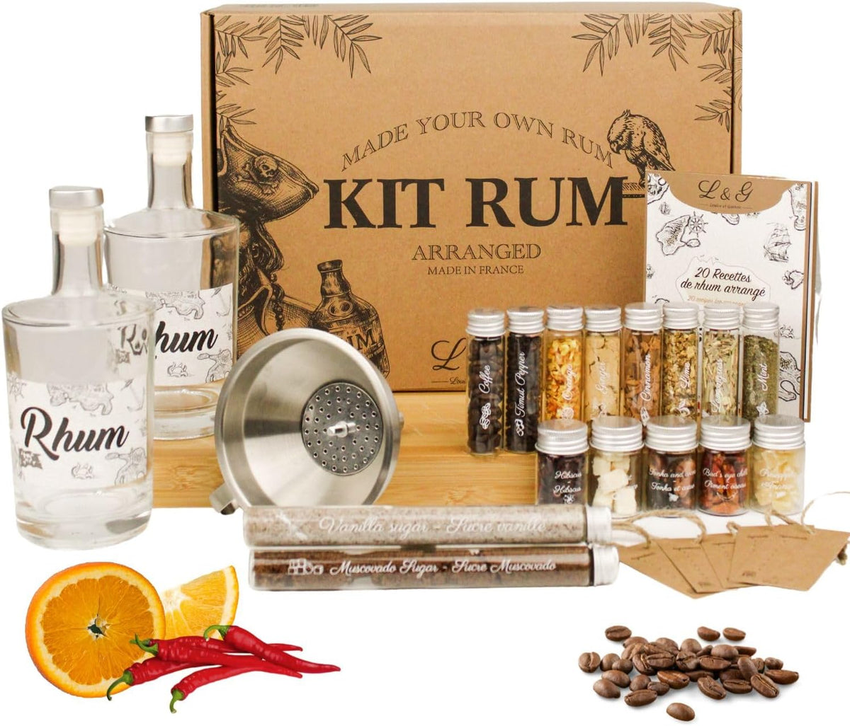 Kit diy rhum arrangé maison - 1