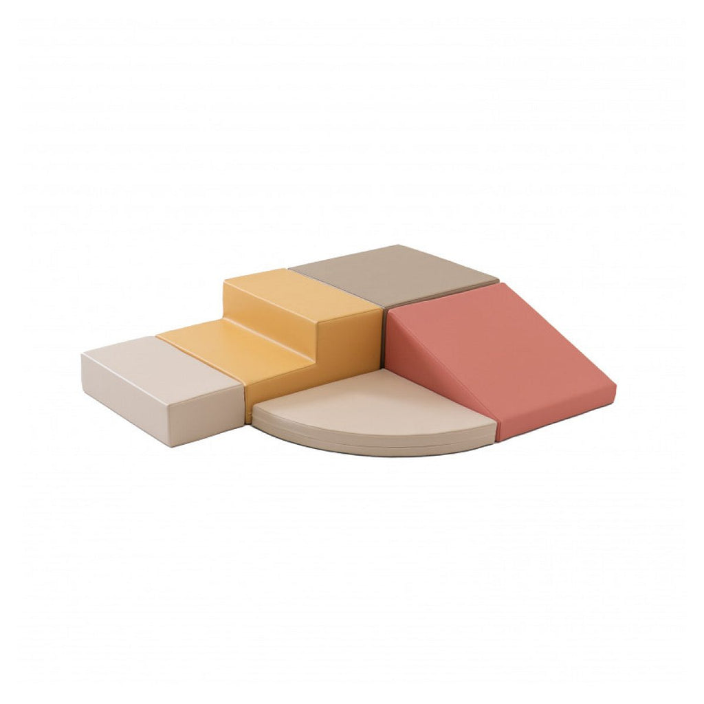 Ensemble blocs couleur terracotta - 1