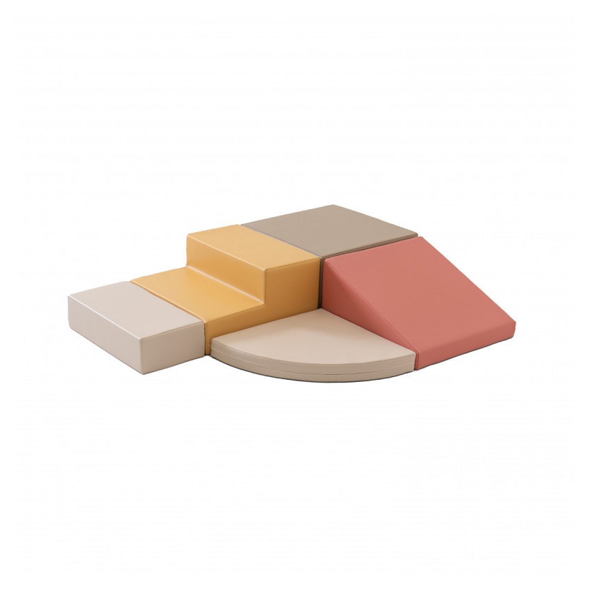Ensemble blocs couleur terracotta - 1