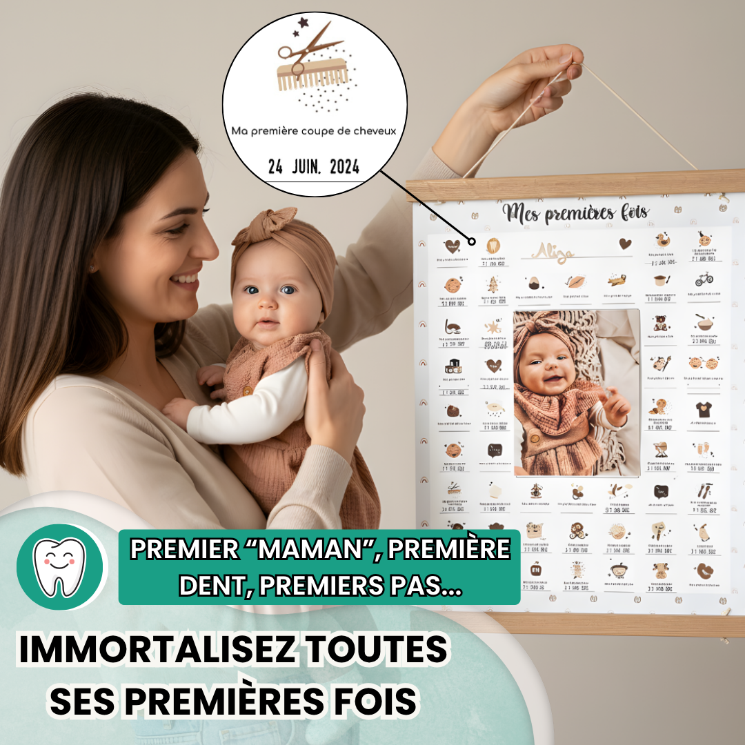 Affiche mes premières fois - ourson - 1