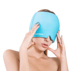 Bonnet  anti-migraine chaud et froid icethermax - soulagement naturel Bleu - 2