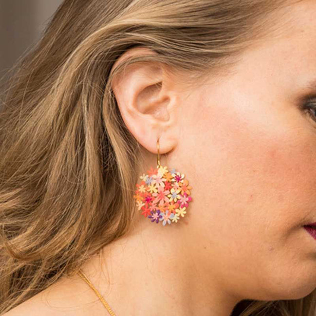 Boucles d'oreilles Bouquet de fleurs - 2