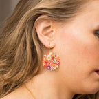 Boucles d'oreilles Bouquet de fleurs - 2
