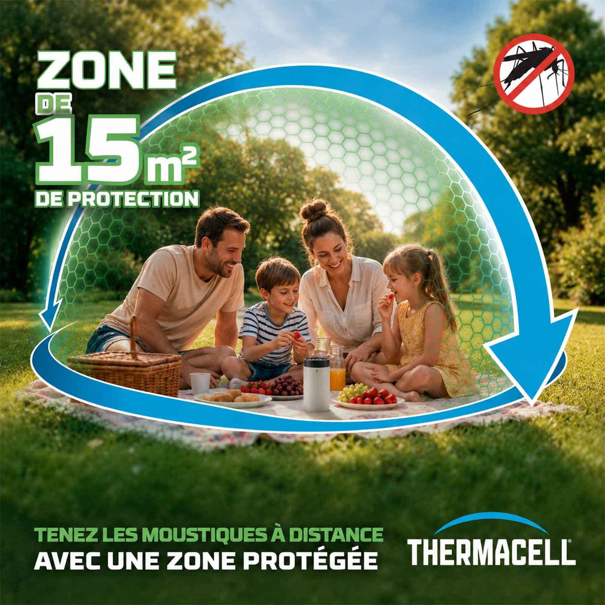 Bouclier antimoustiques portable thermacell halo mini - 1