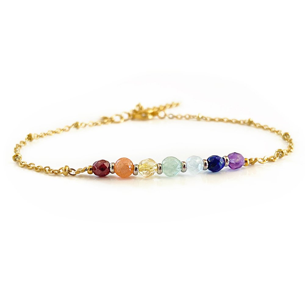 Bracelet points 7 chakras - 2