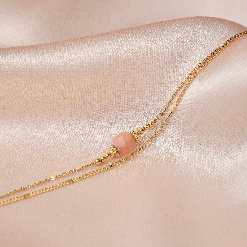Bracelet sablé Rose - 2