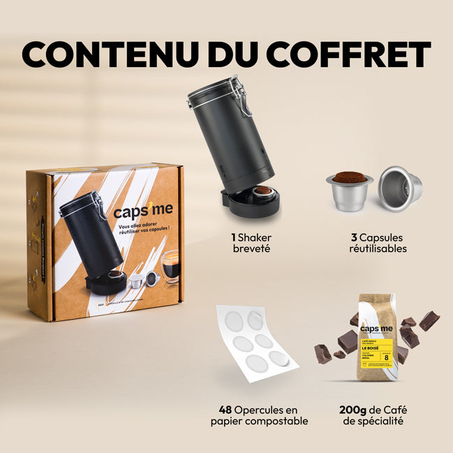 Chargeur et capsules café réutilisables - 2