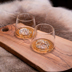 Coffret 2 verres à whisky topographic Mont Blanc et Everest - 2