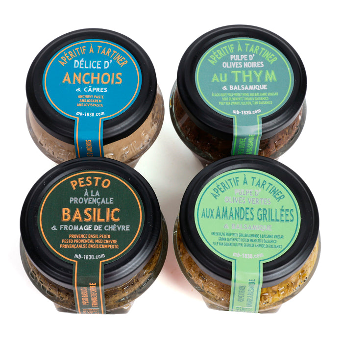 Coffret 4 pots de tartinables salés Provence Maison Brémond - 2