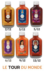Coffret 6 sauces piquantes le tour du monde - 2