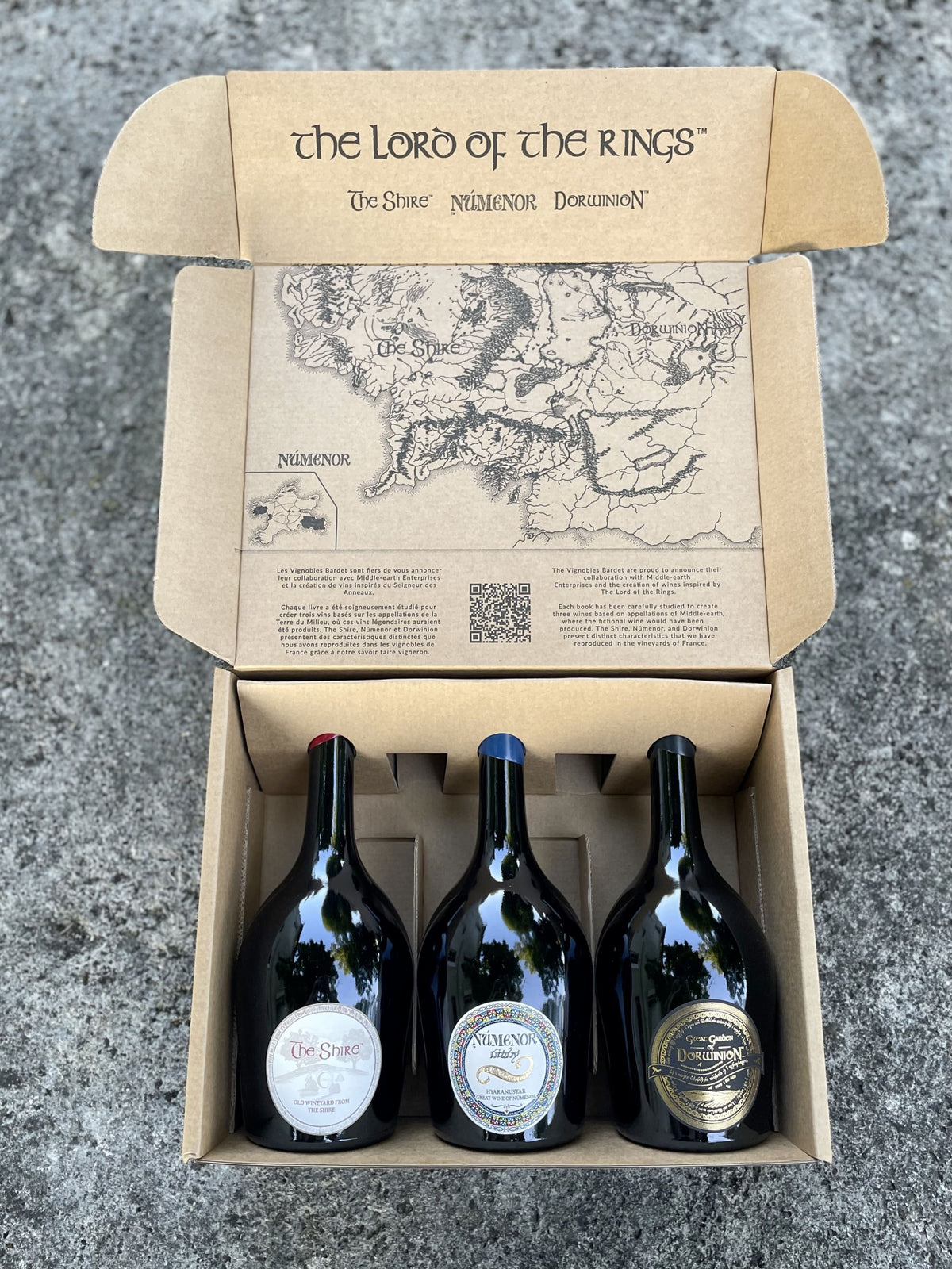 Coffret cadeau de vins seigneur des anneaux - 1