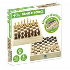Coffret jeu de dames et d'échecs - 2