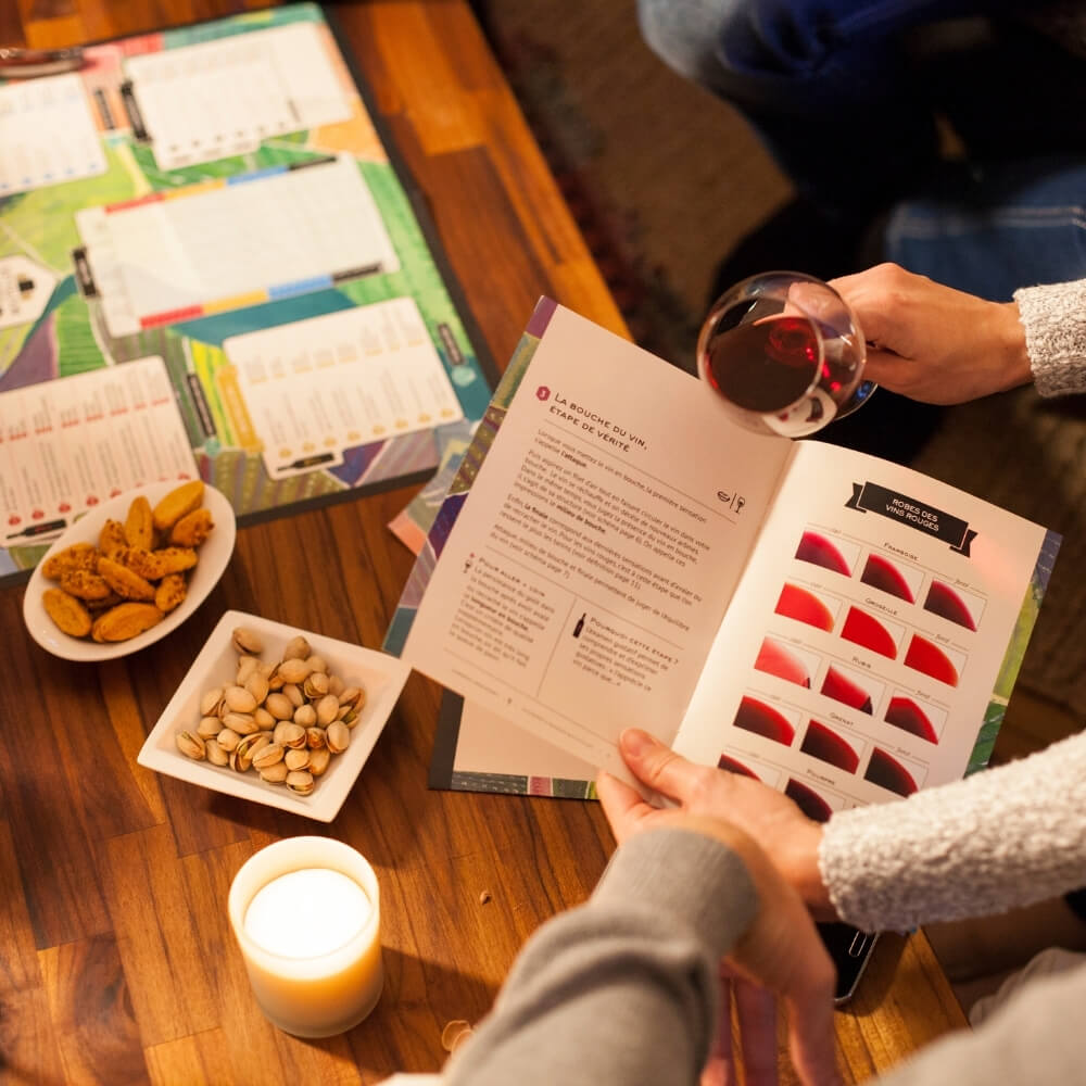 Coffret œnoludique vin rouge - 2