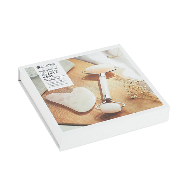 Coffret roll on et Gua Sha quartz rose - 2