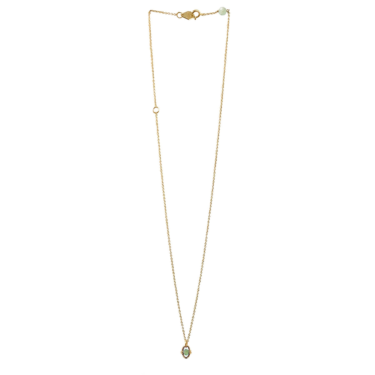 Collier aventurine - orphée - 2