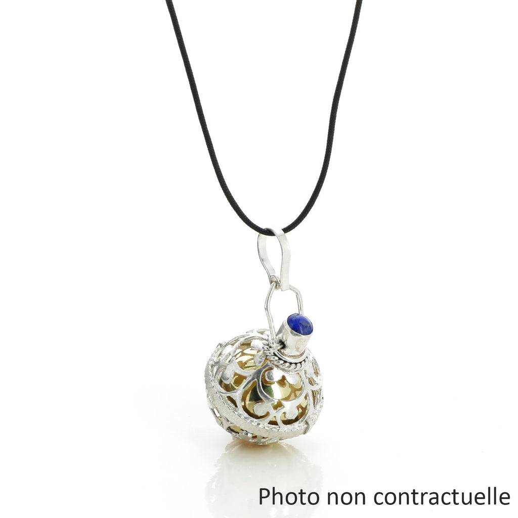Collier Bola Bébé Zen Bali en argent - 2