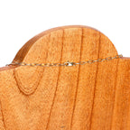 Collier long Orabella pendentif laiton doré fabrication artisanale - 2