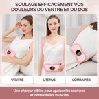 Ceinture chauffante anti douleurs menstruelles - soulage rapidement - sans fil - 2
