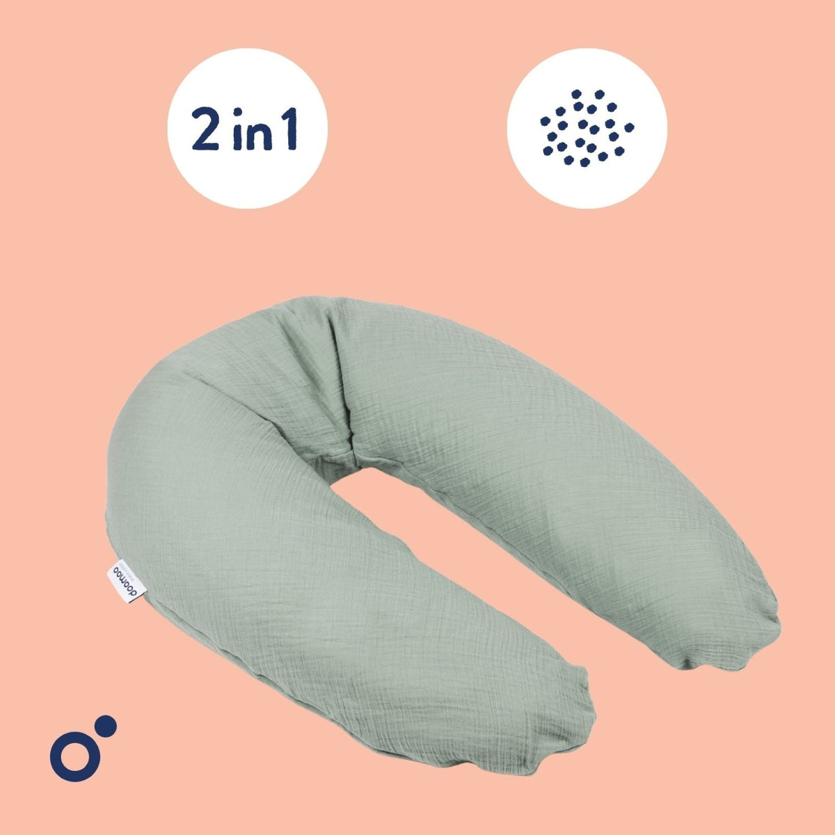Coussin de maternité comfy big green - 1