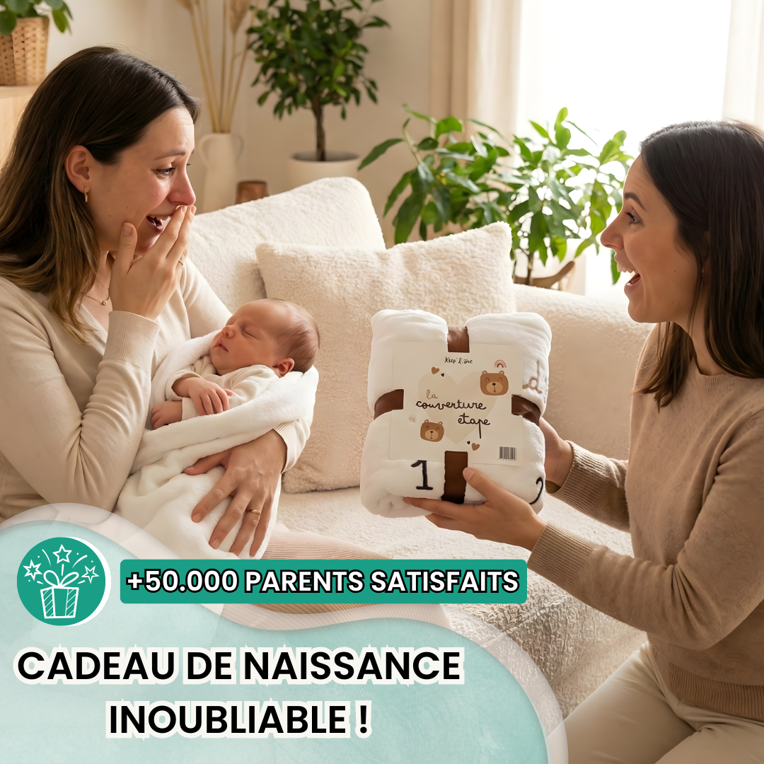 Couverture étape bébé + kit d'empreintes - 1