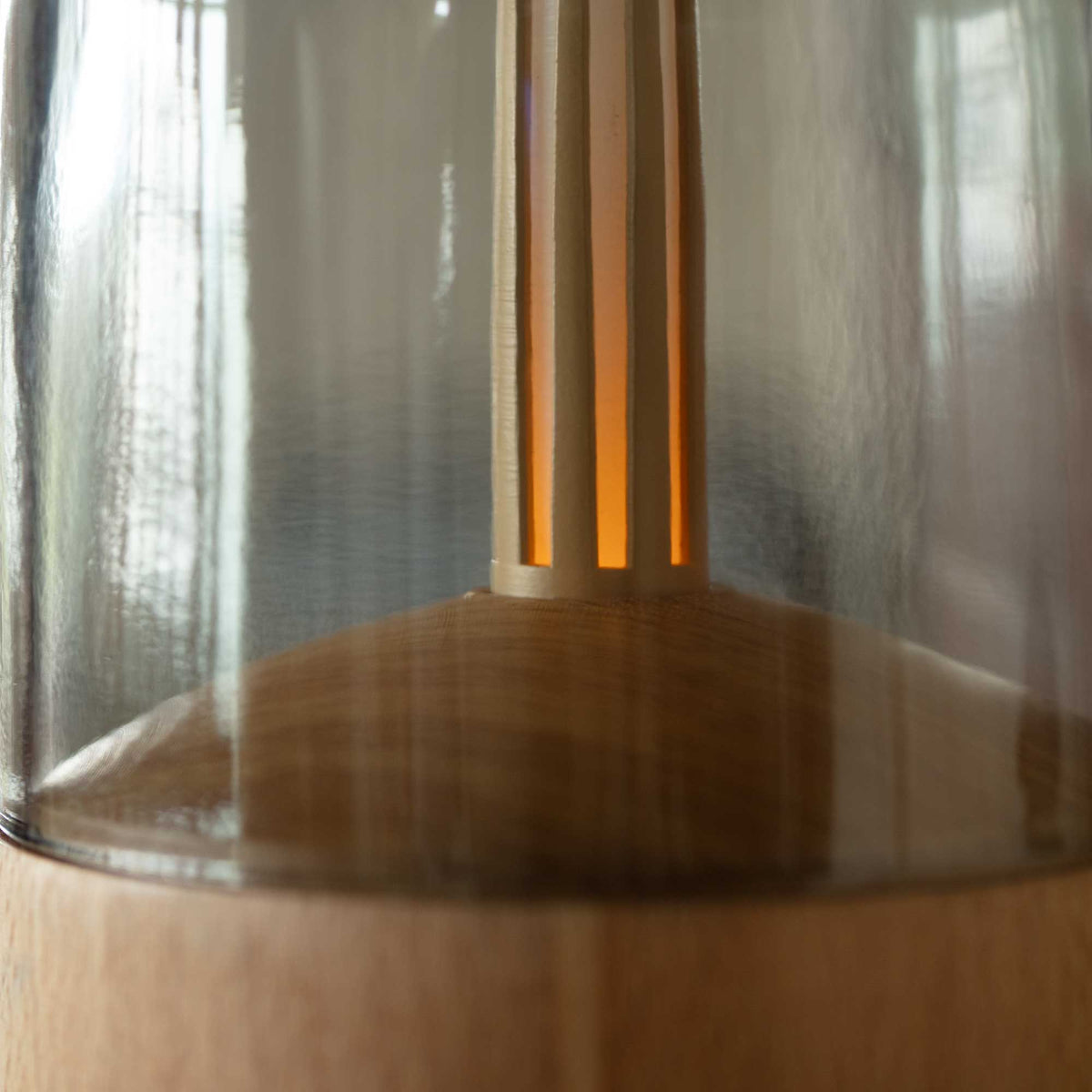 Diffuseur d'huiles essentielles en bois à éclairage doux et variable - 2