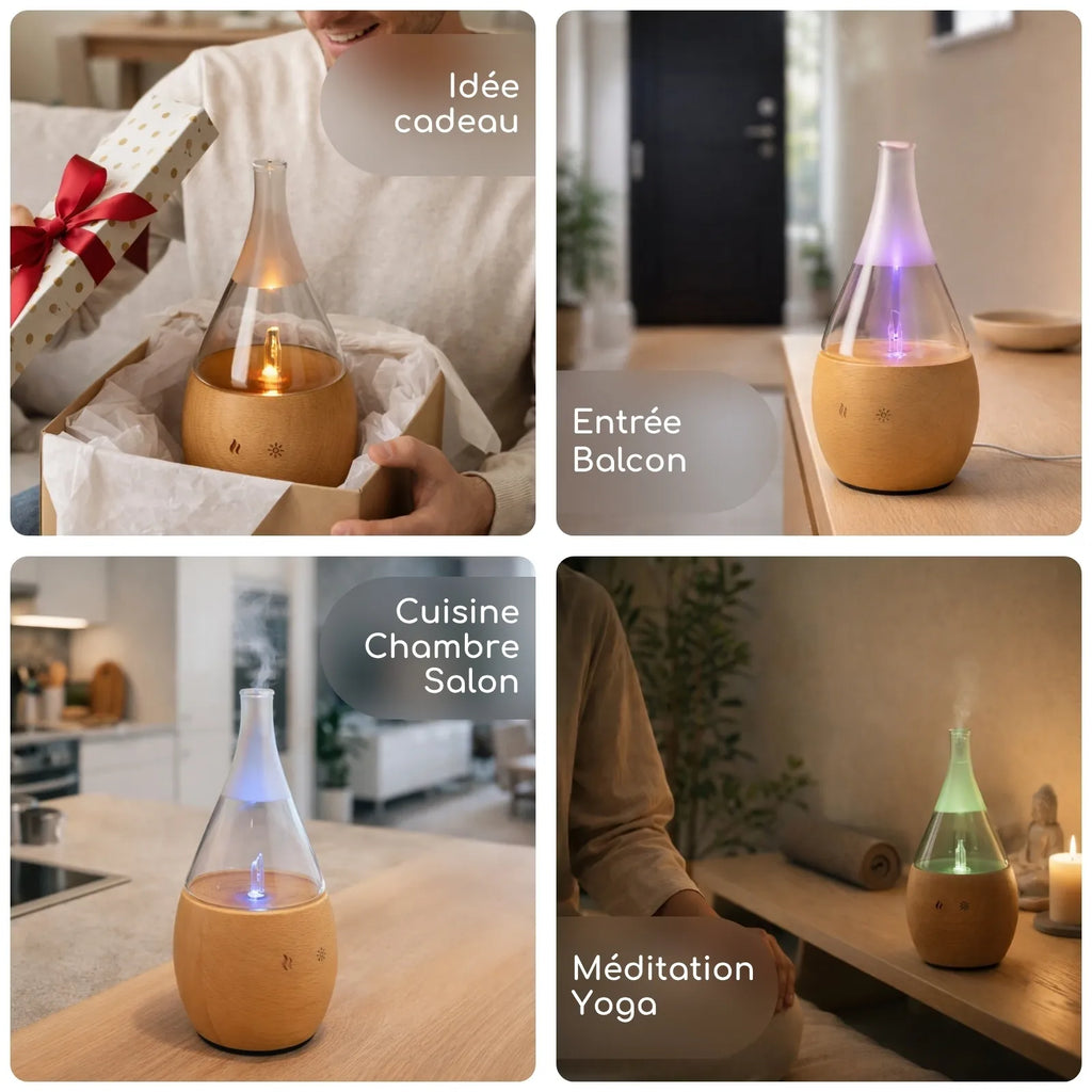 Diffuseur par nébulisation en bois bolea - 2