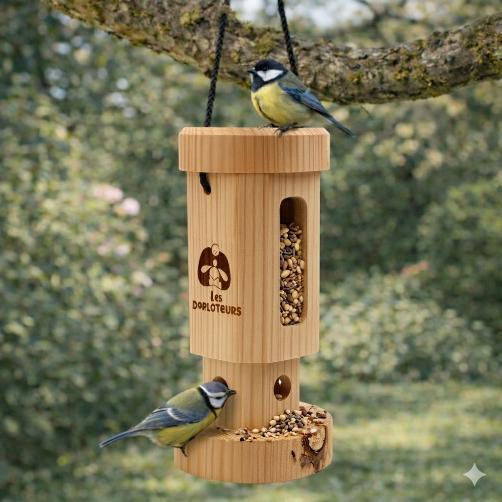 Duo nichoir et mangeoire à oiseaux - 2