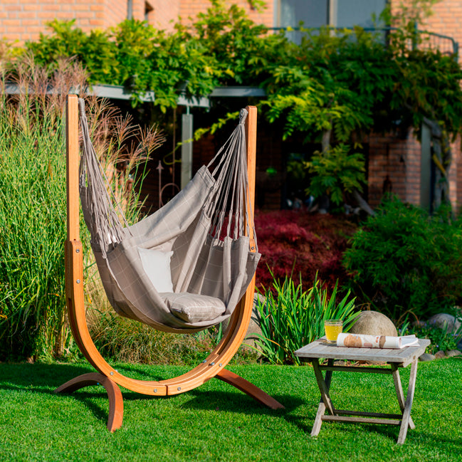 Chaise hamac simple Cumbia Outdoor comfort La Siesta gris - 2